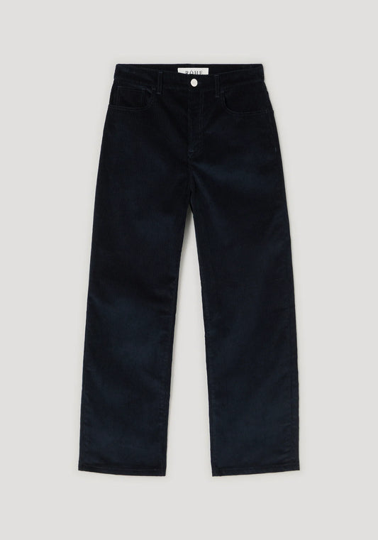 Black pants on a light gray background