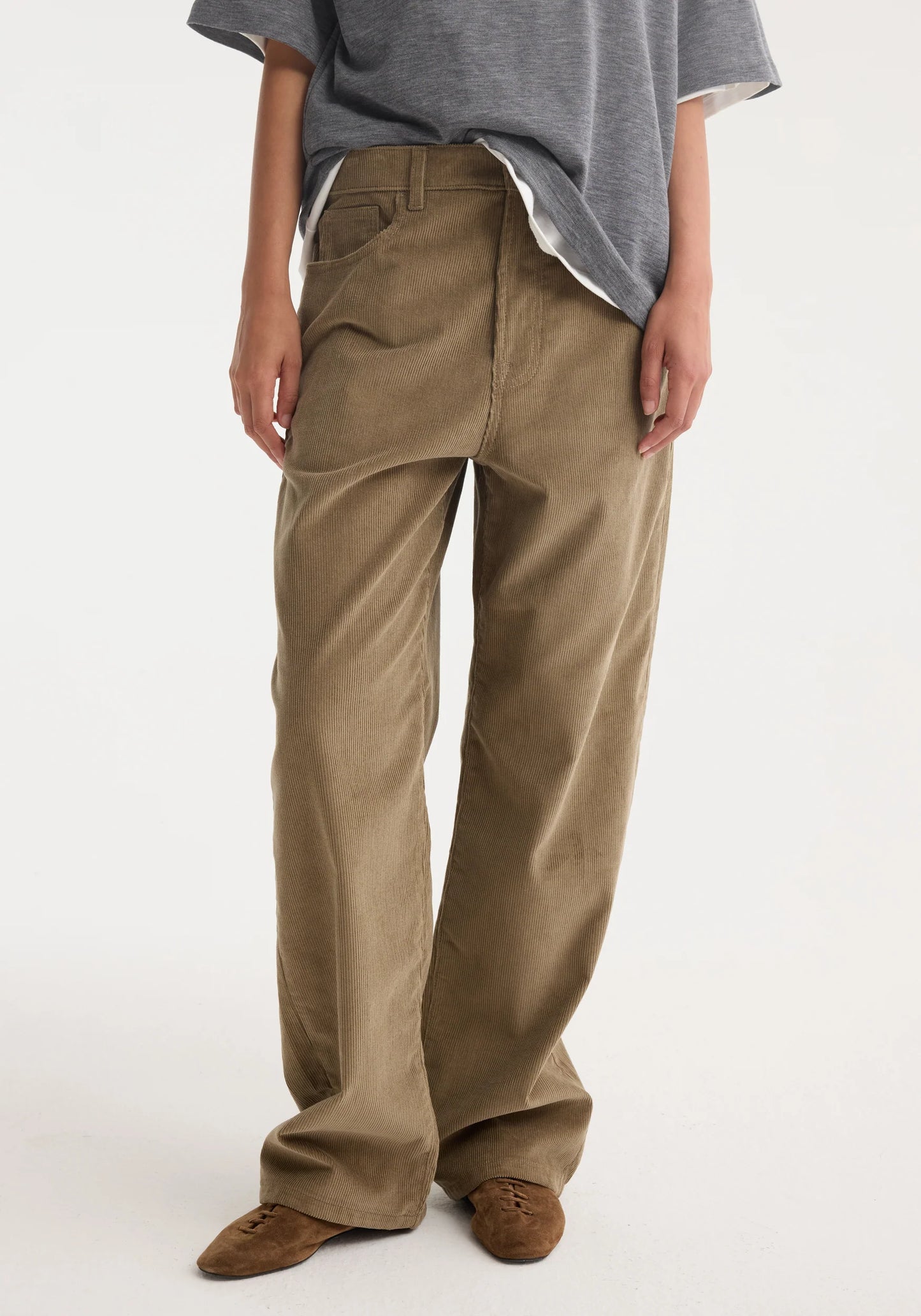 Relaxed Corduroy Trousers