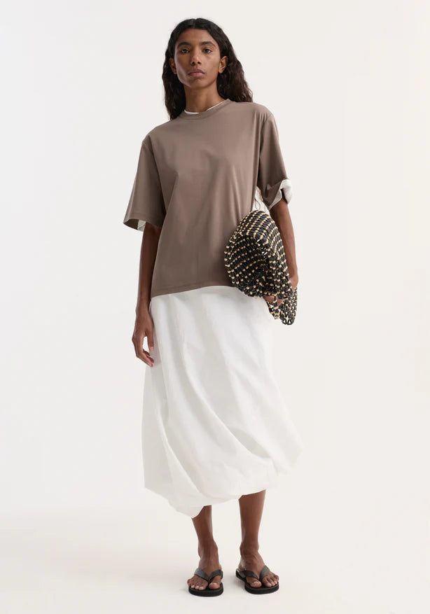 Oversized Cotton Silk T-shirt