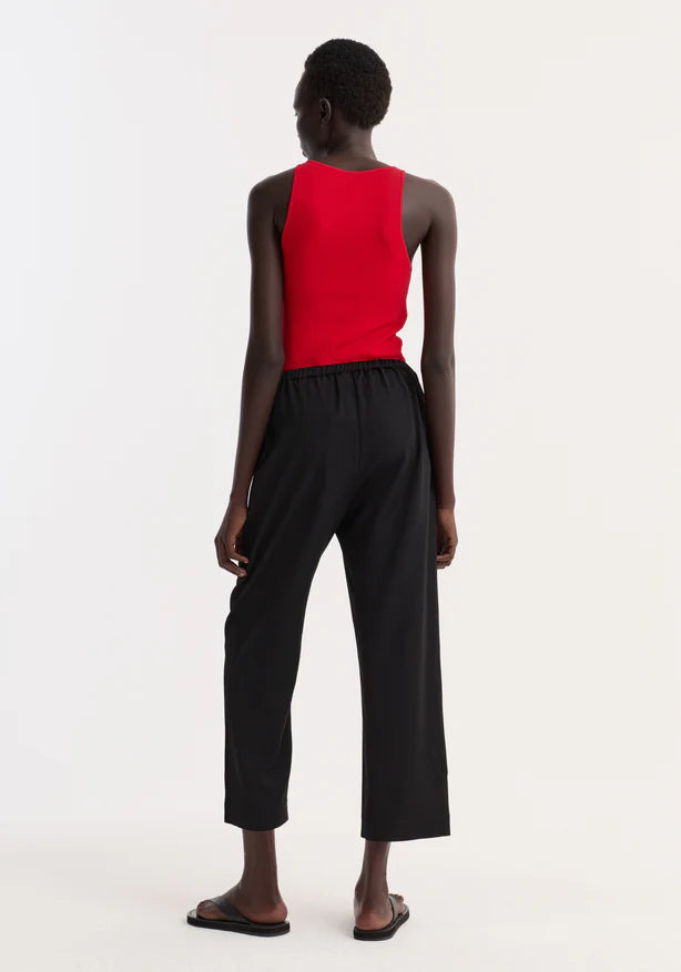 Cropped Wide Leg Trousers