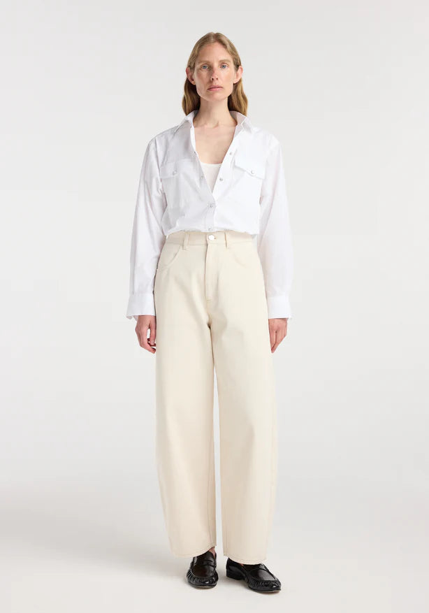 Berber barrel leg denim