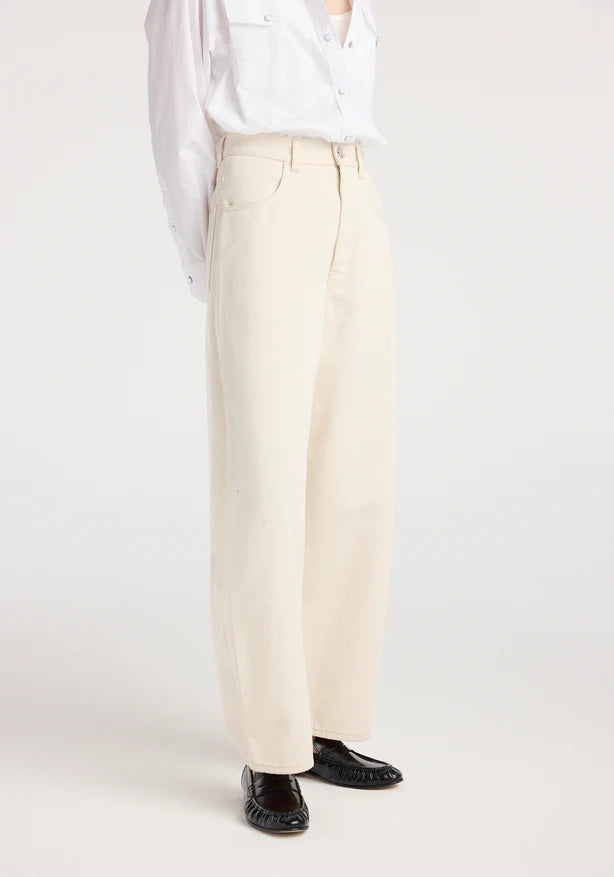Berber barrel leg denim