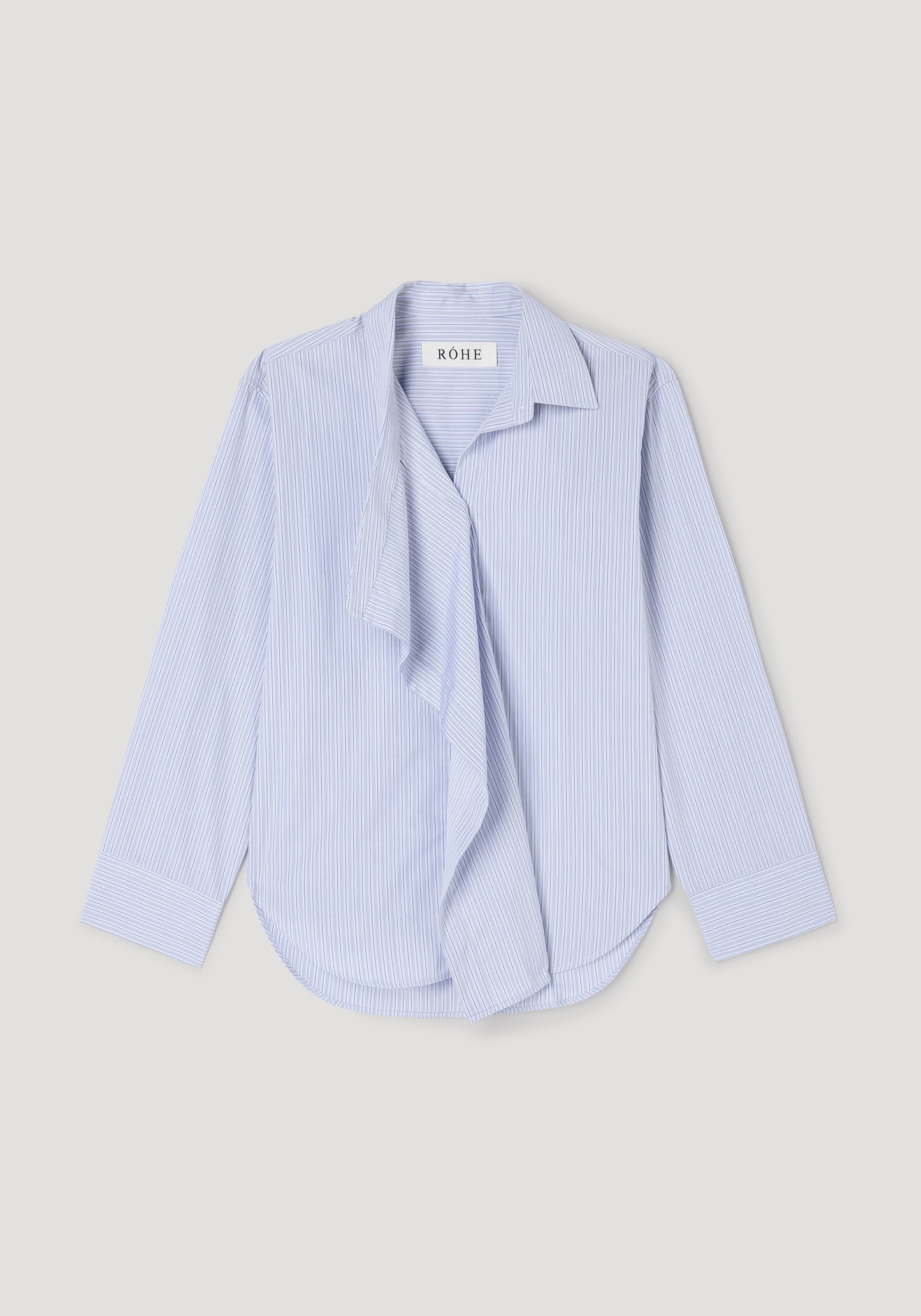 Draped Collar Shirt