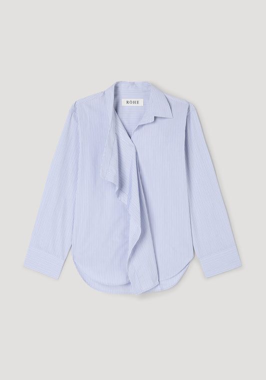 Draped Collar Shirt