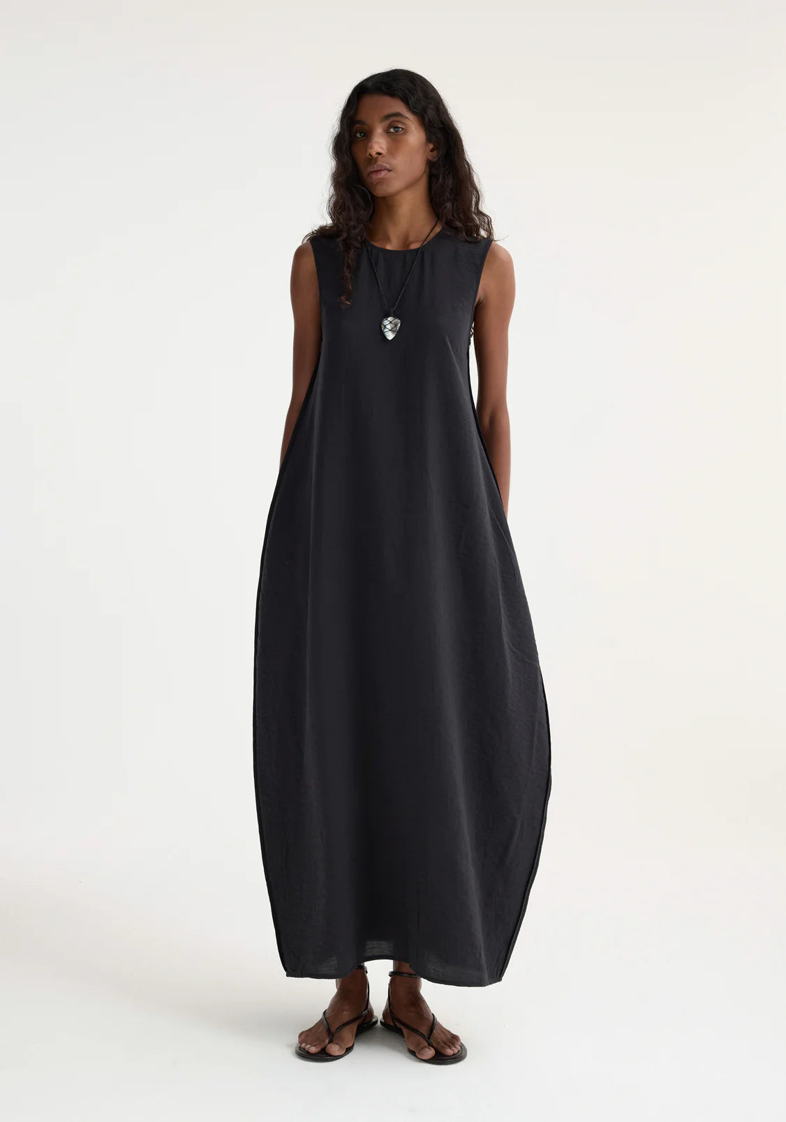 Hammered Silk Shaped Dress