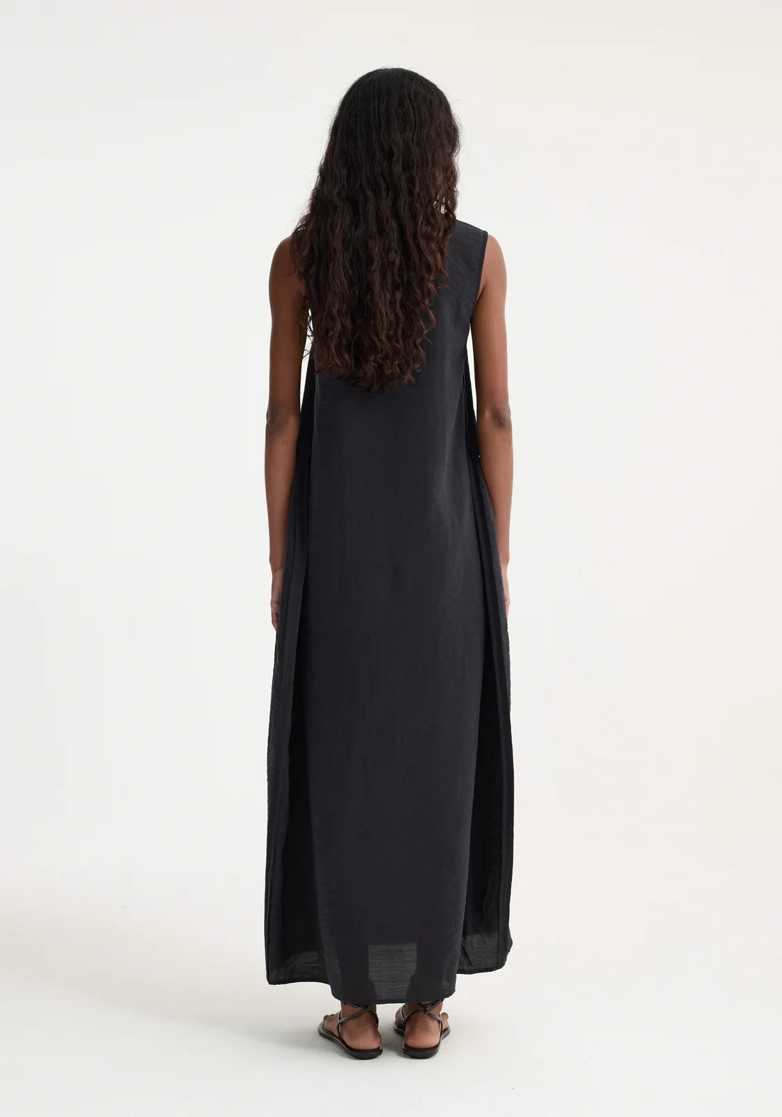 Hammered Silk Shaped Dress