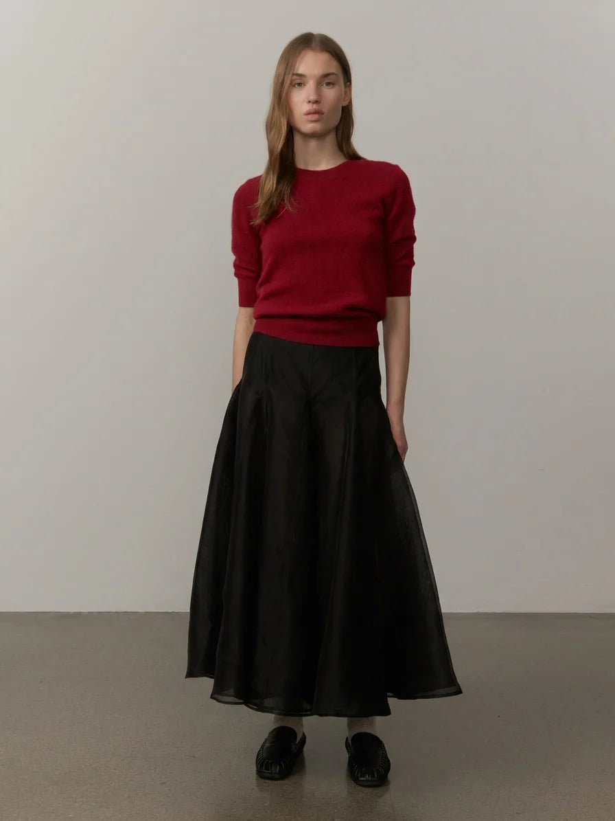 Side view highlighting the relaxed fit