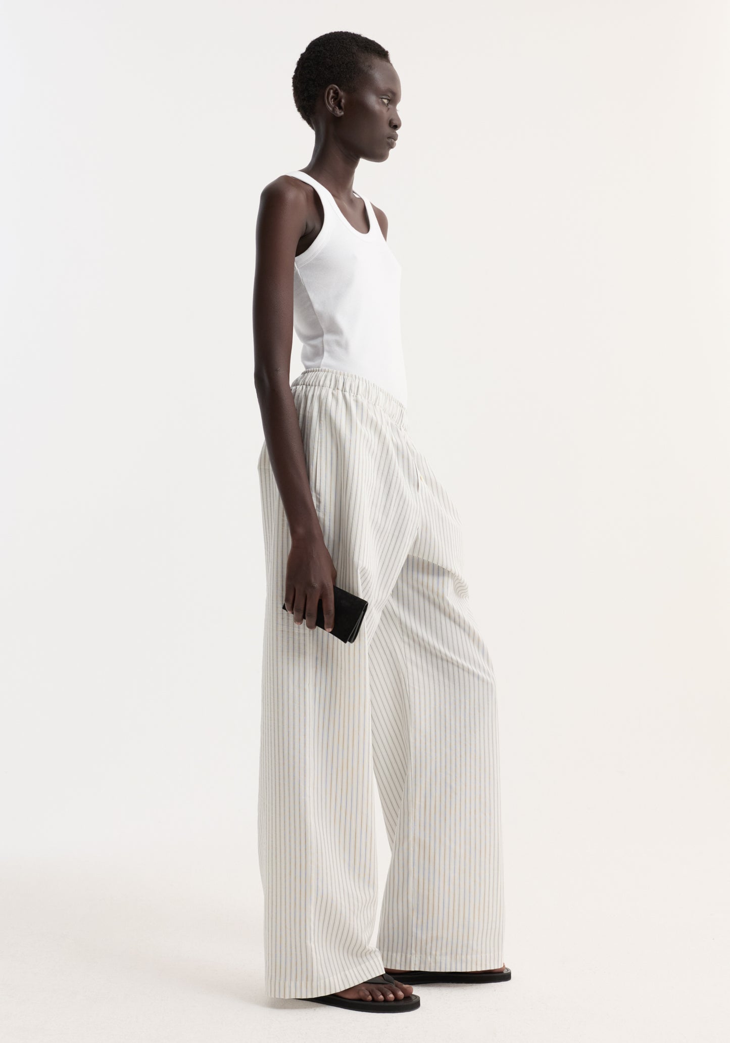 Pyjama pants in fine stripe