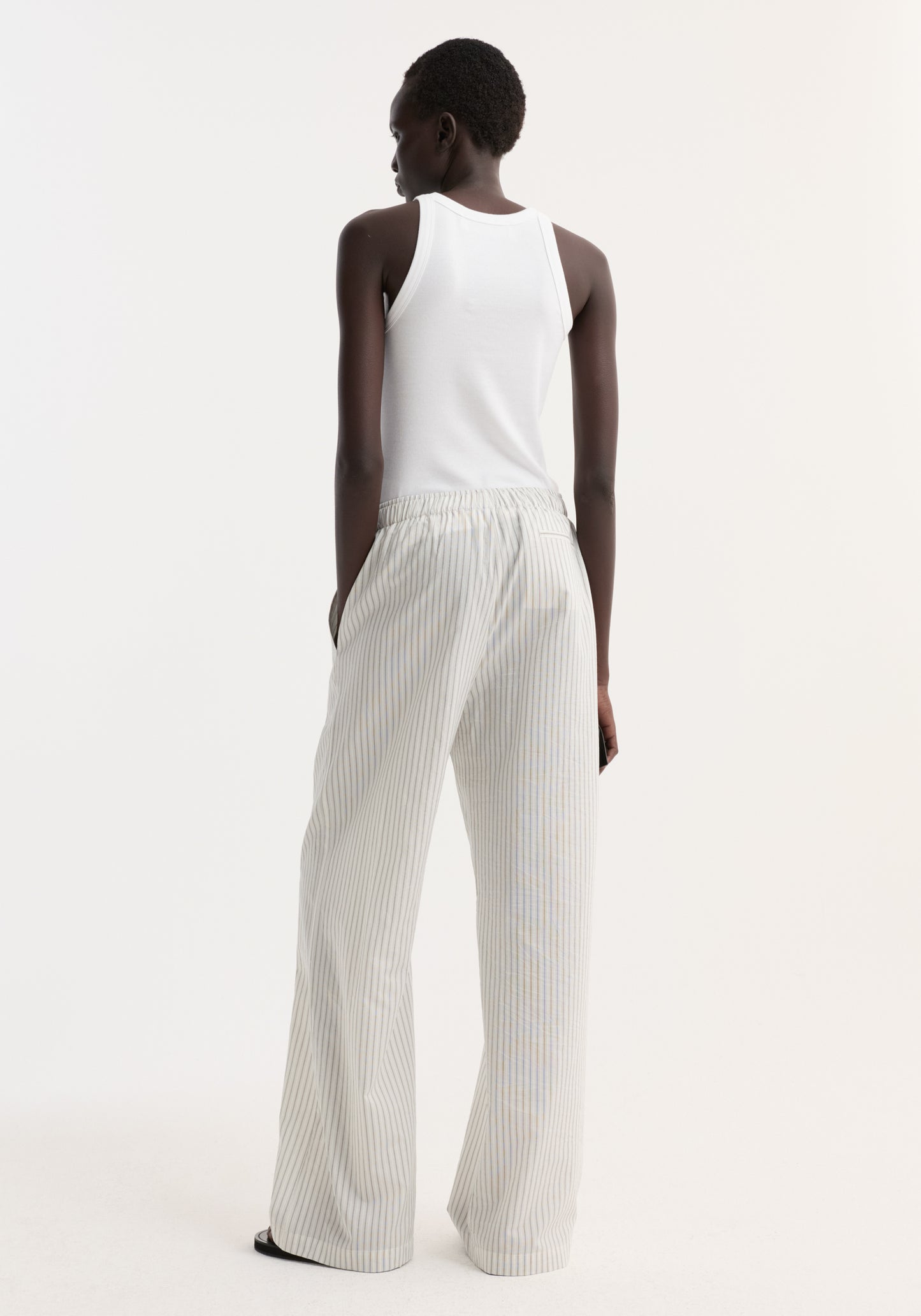 Pyjama pants in fine stripe