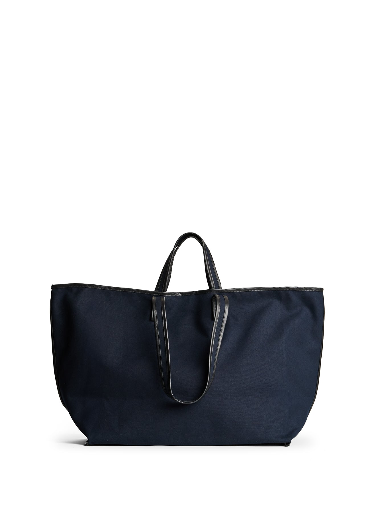 Kassl Editions Tote Canvas Navy Oil Black