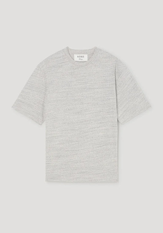 A light gray t-shirt on a white background