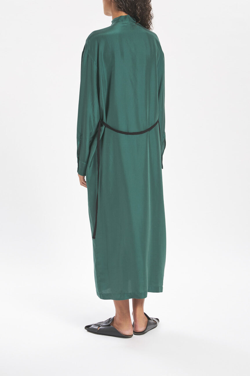 Dress quintana in emerald