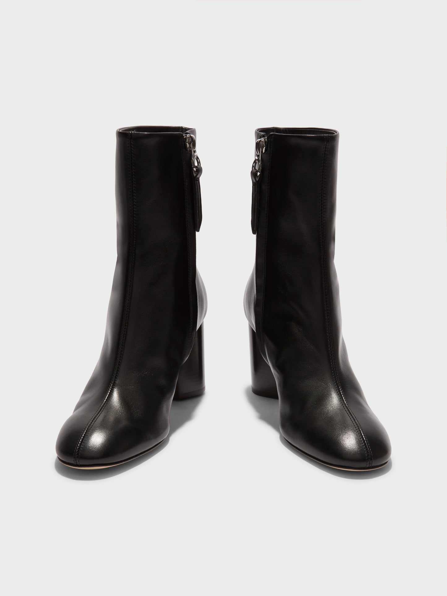 Aeyde Alena Calf Leather Black Ankle Boots