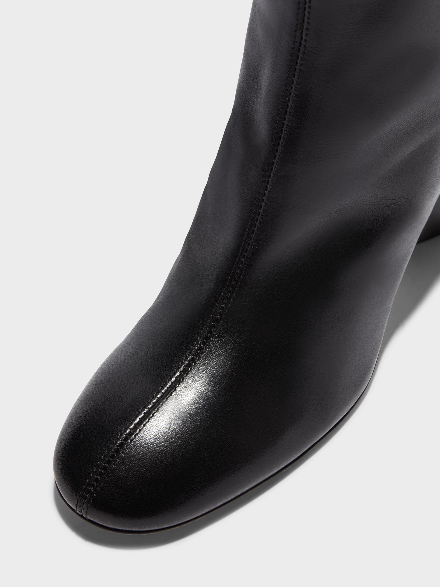 Aeyde Alena Calf Leather Black Ankle Boots