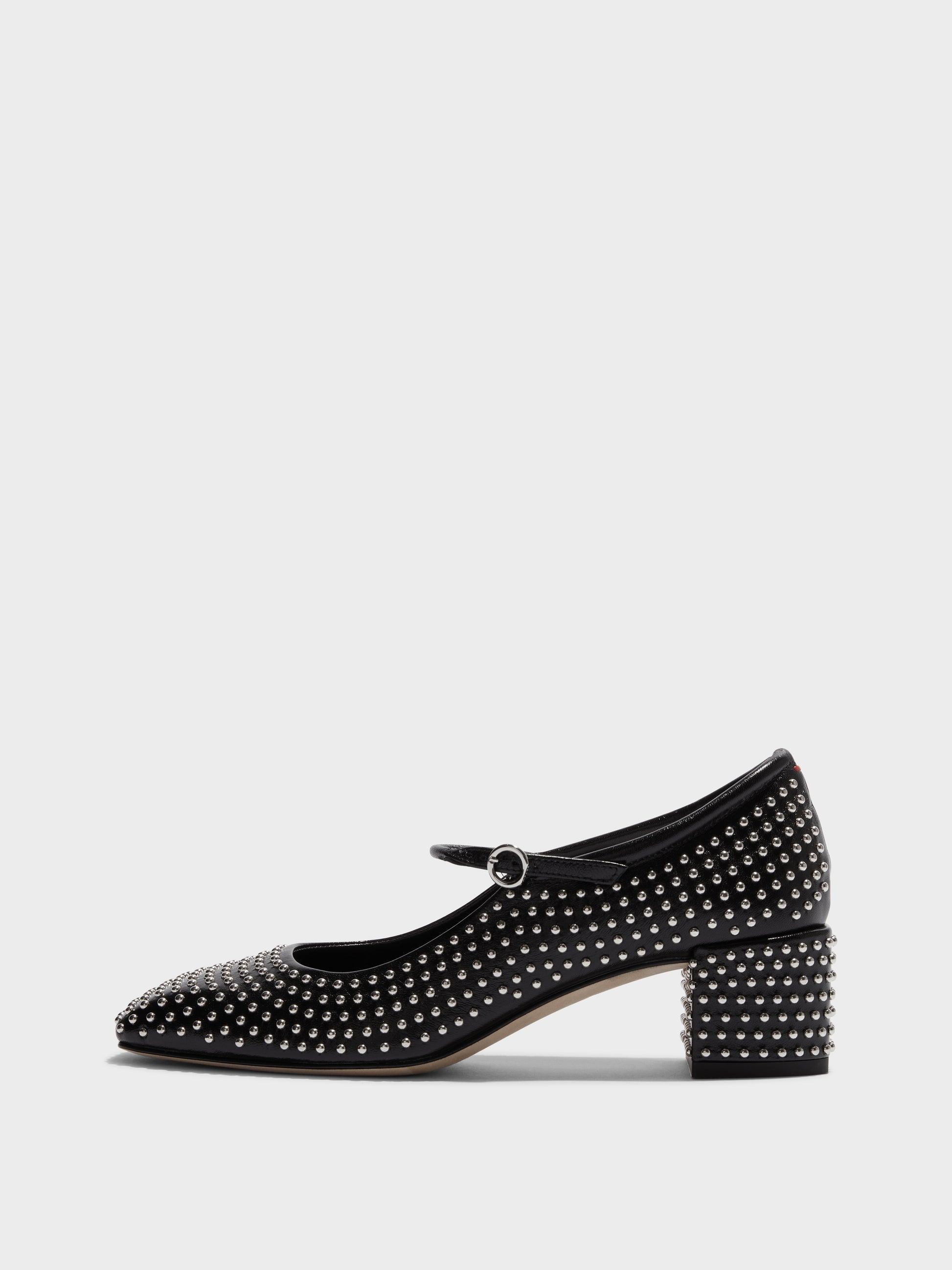 Aeyde Aline Mini Studs Nappa Leather Black