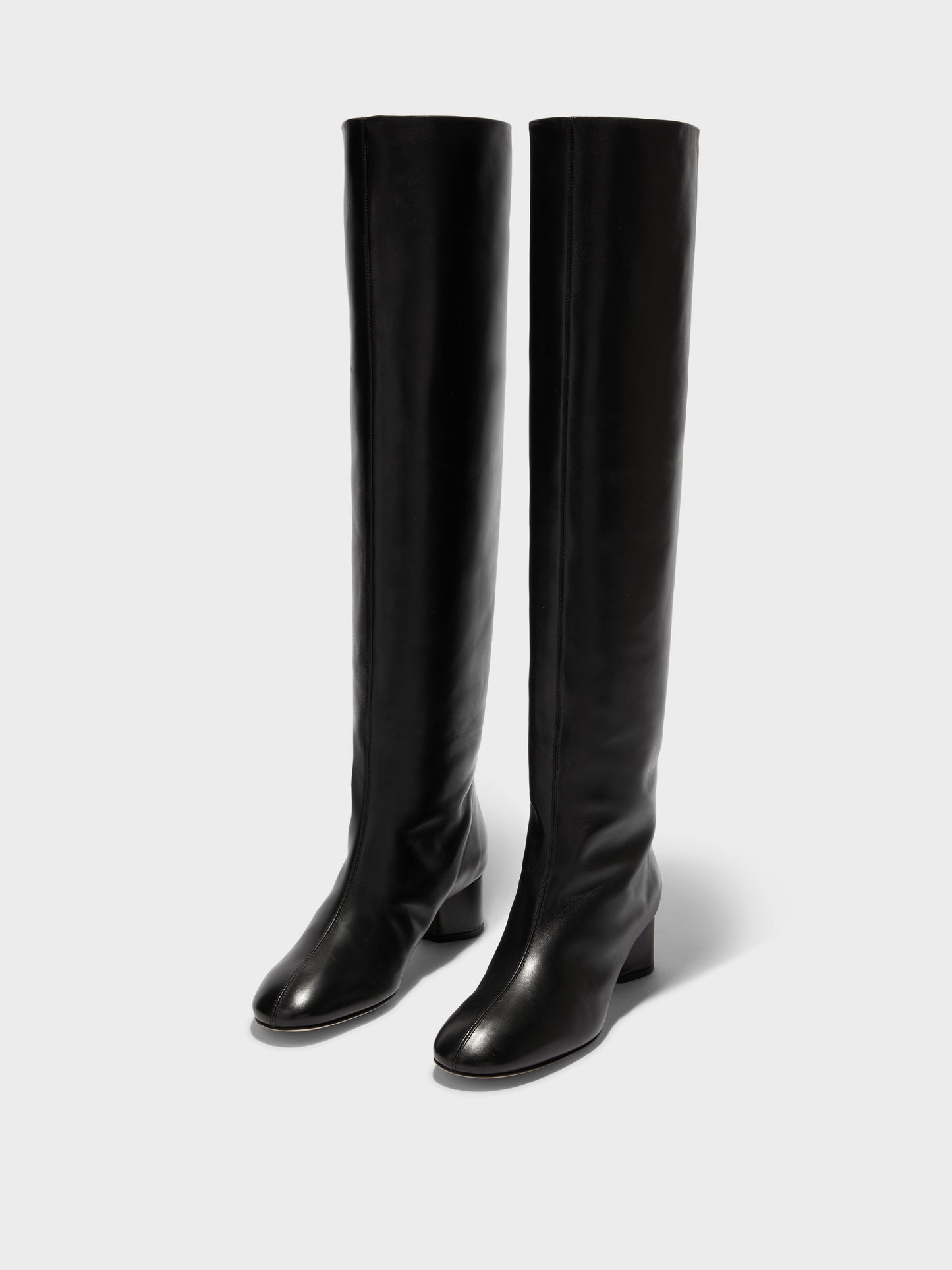 Aeyde Willa Calf Leather Black Boots