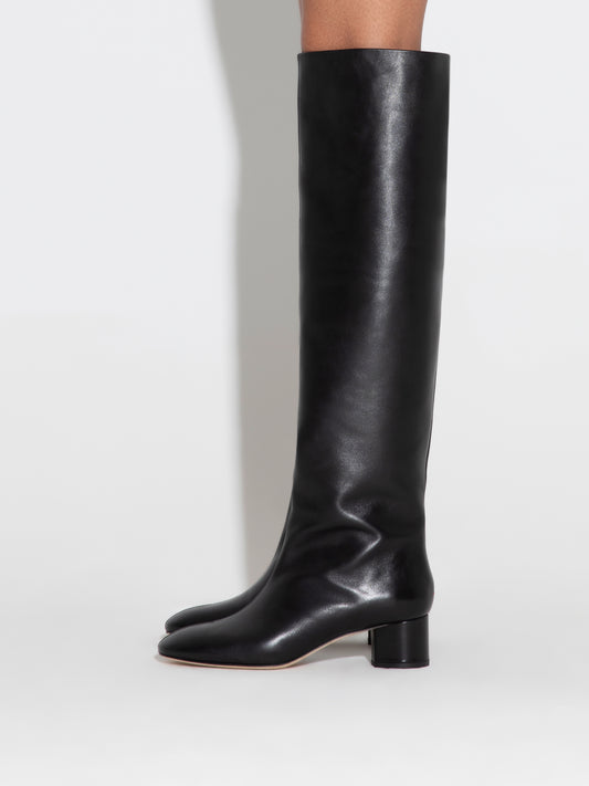 Aeyde Willa Calf Leather Black Boots