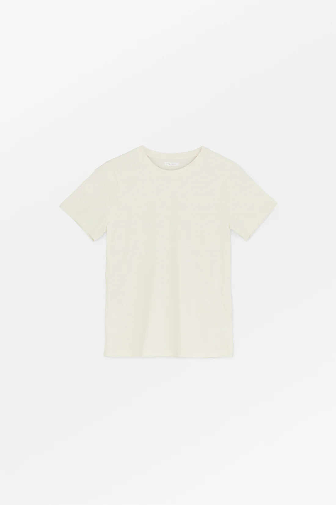 White t-shirt on a white background