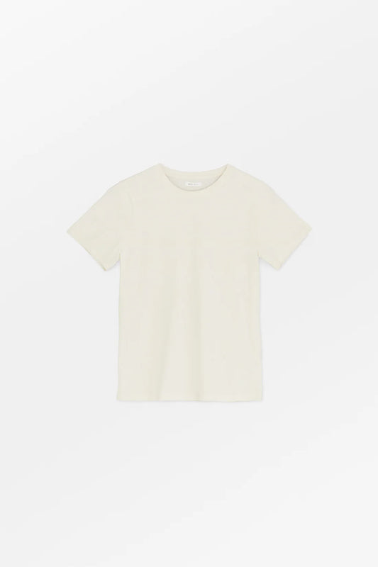 White t-shirt on a white background
