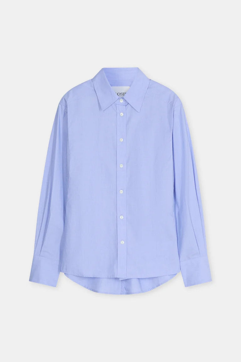 Light blue shirt on a white background
