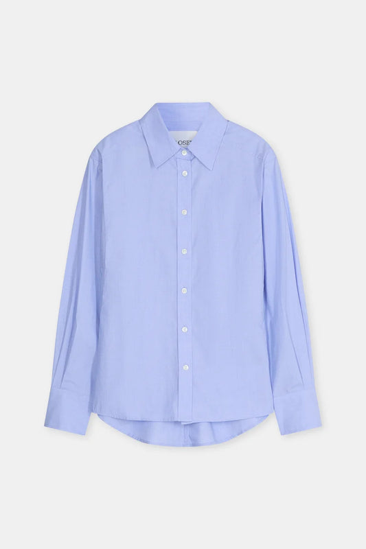 Light blue shirt on a white background