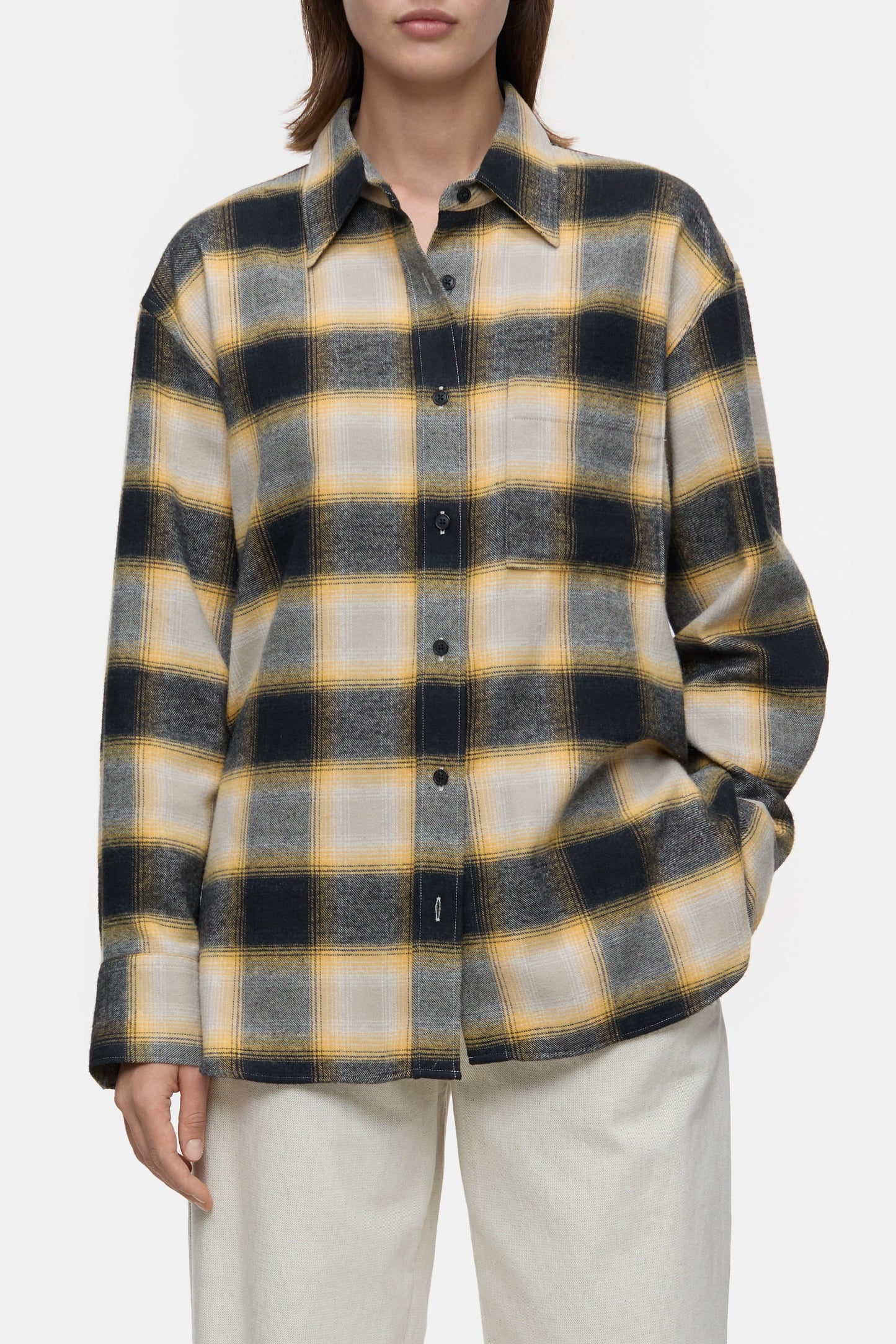 Chequered Shirt Blouse