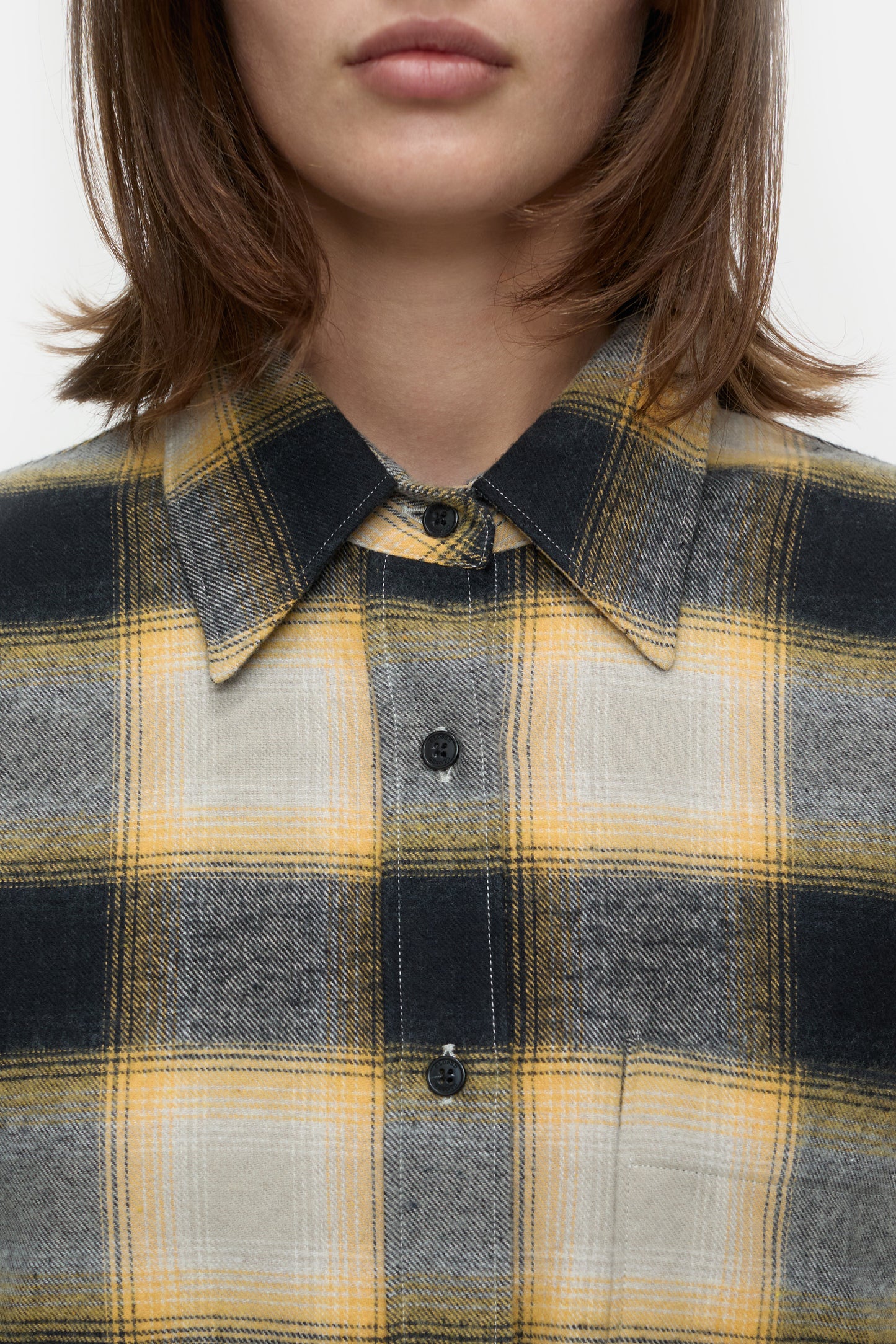 Chequered Shirt Blouse