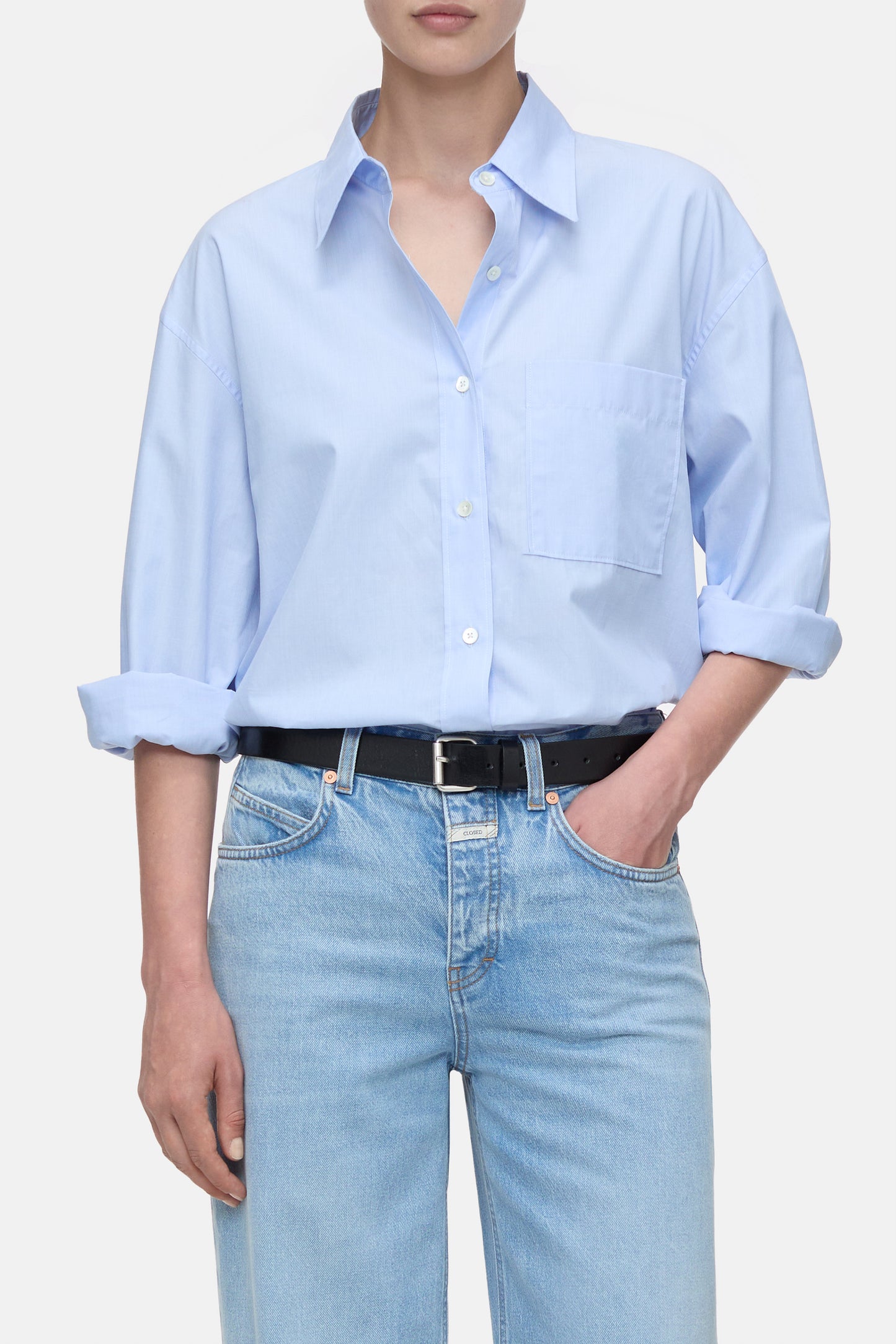 Blue Cotton Shirt