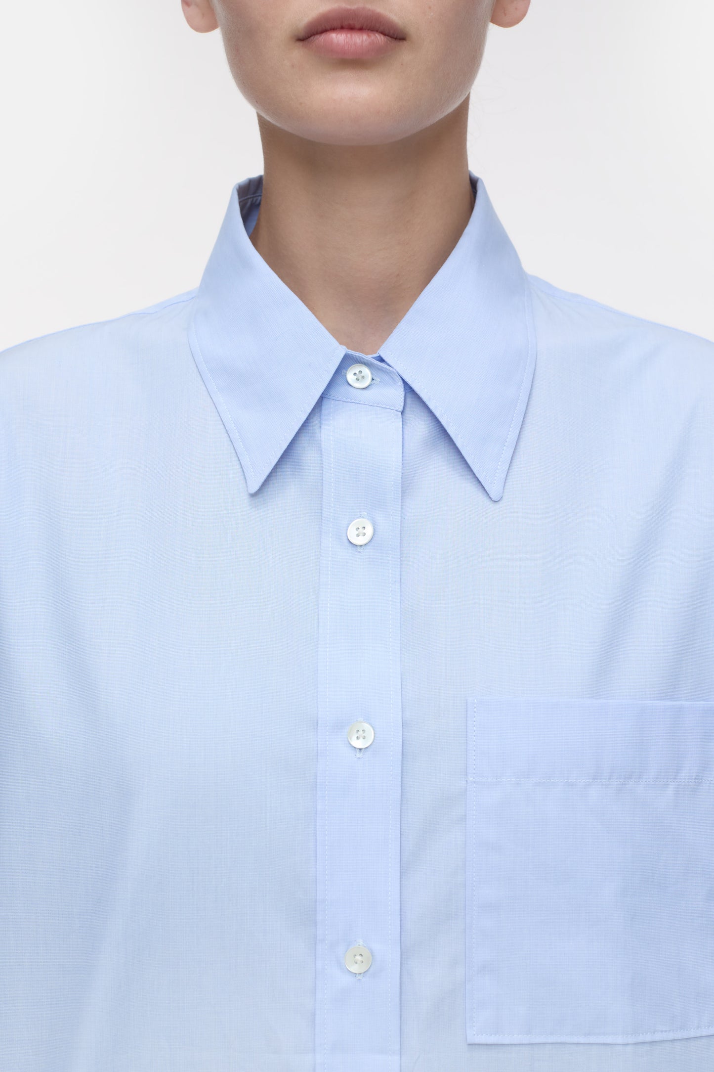 Blue Cotton Shirt