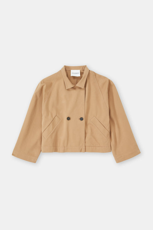 Croped Trench Jacket