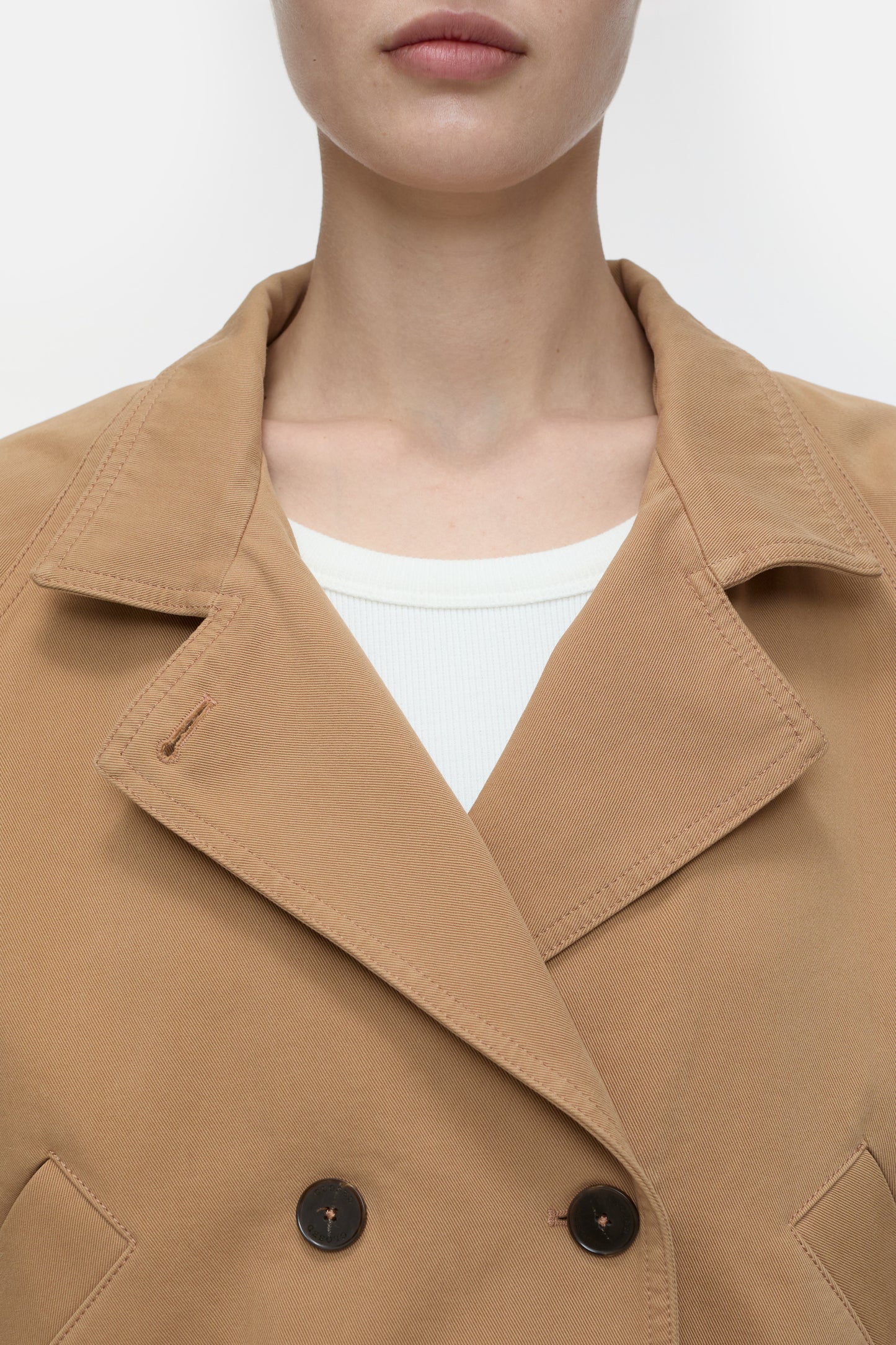 Croped Trench Jacket