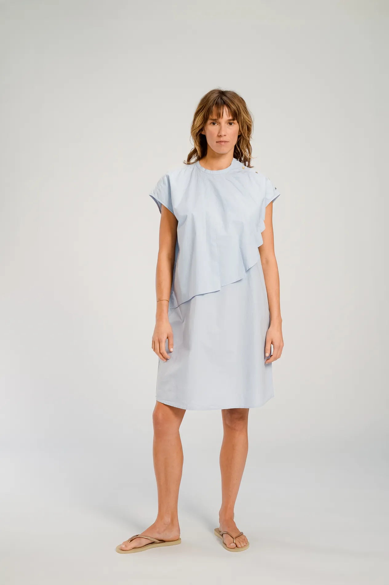 V de Vinster Chicago Dress Blue Sky