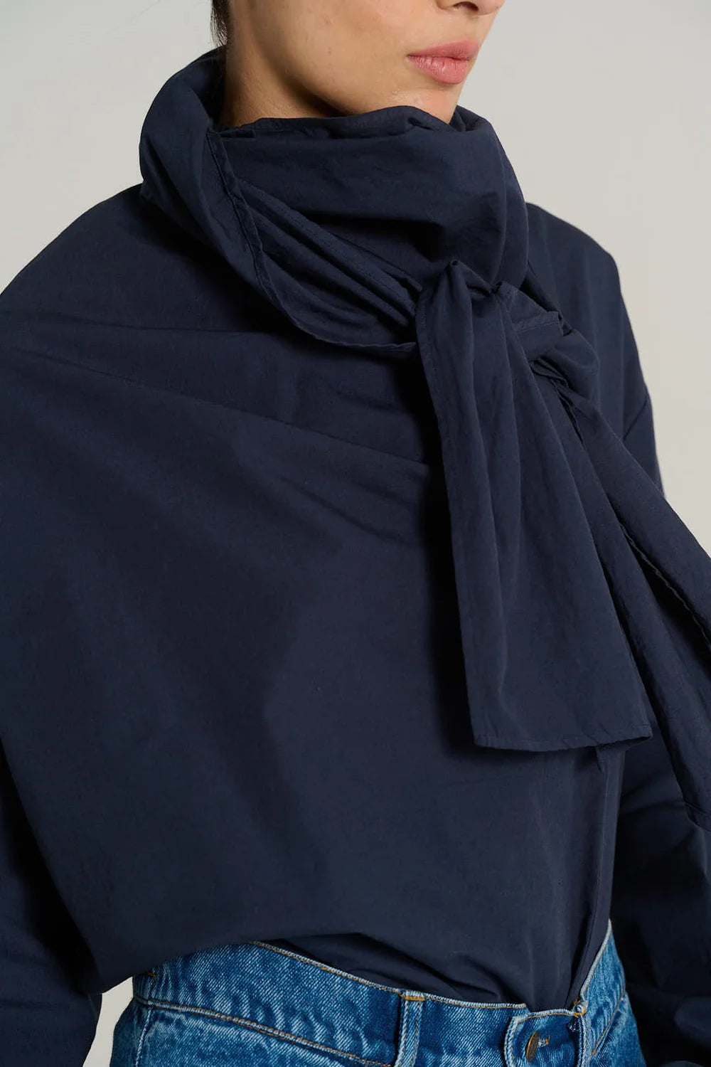 Marcel blouse in navy