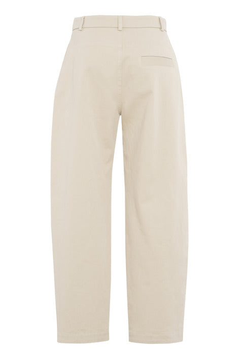 Beige pants on a white background