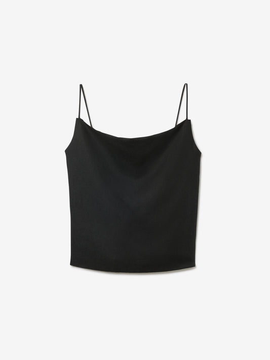 Waterfall top in black