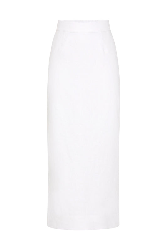 Emma pencil skirt in ivory
