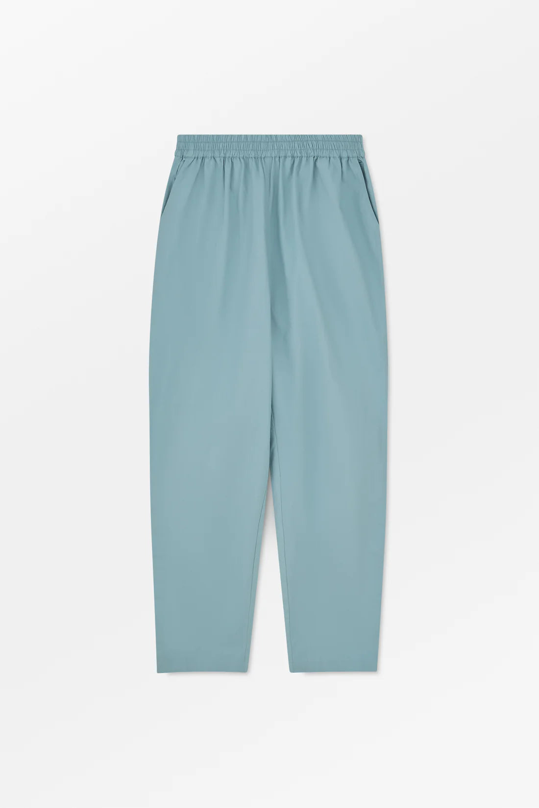 Light blue pants on a white background