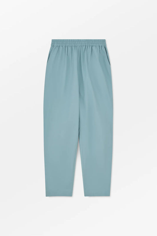 Light blue pants on a white background