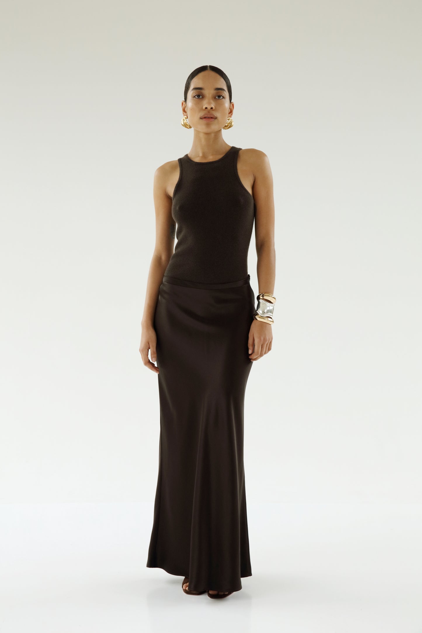 Eni Satin Skirt