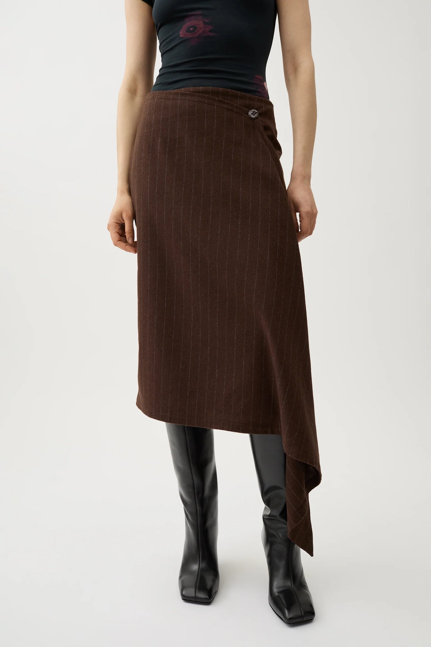 Josefina Pinstripe Skirt