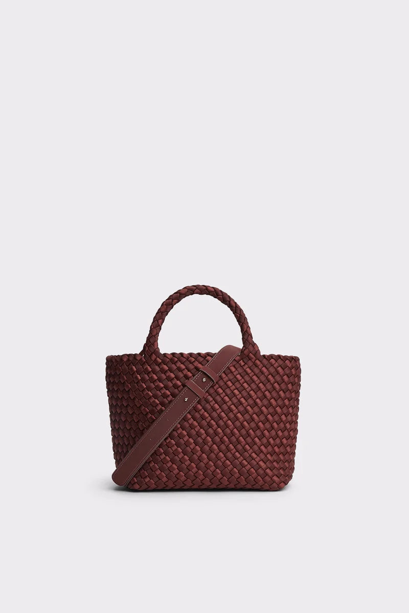 Midi Inkberry Satin Stripe
