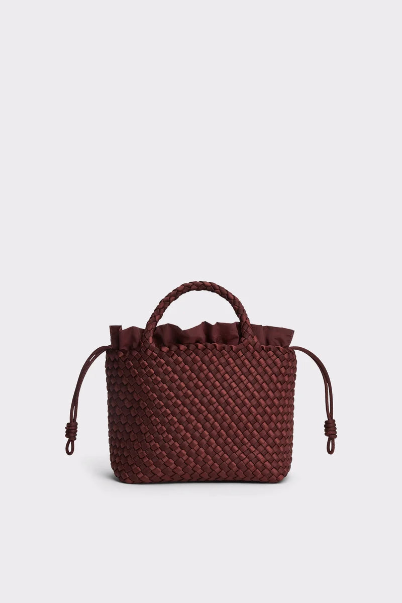 Midi Inkberry Satin Stripe