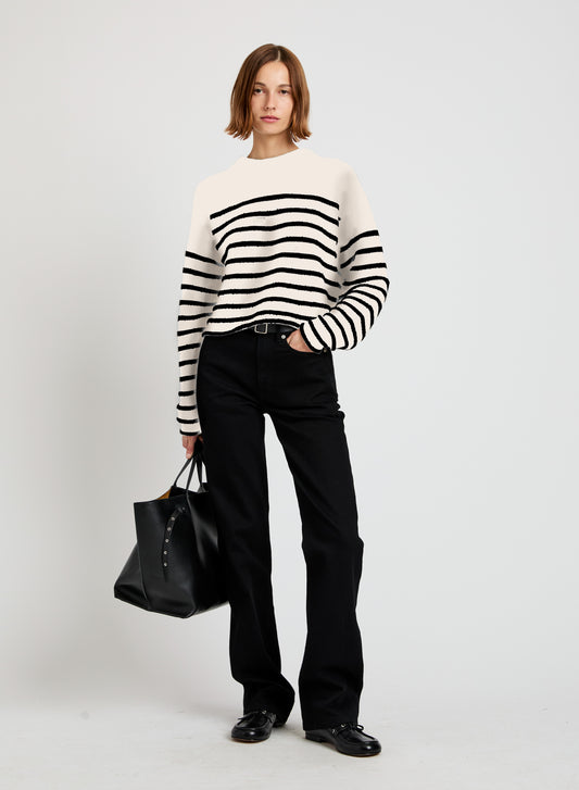 Nia Sweater in Bobble Boucle