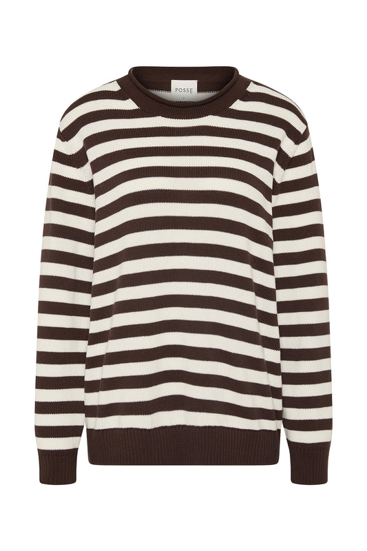 Lara striped cotton sweater