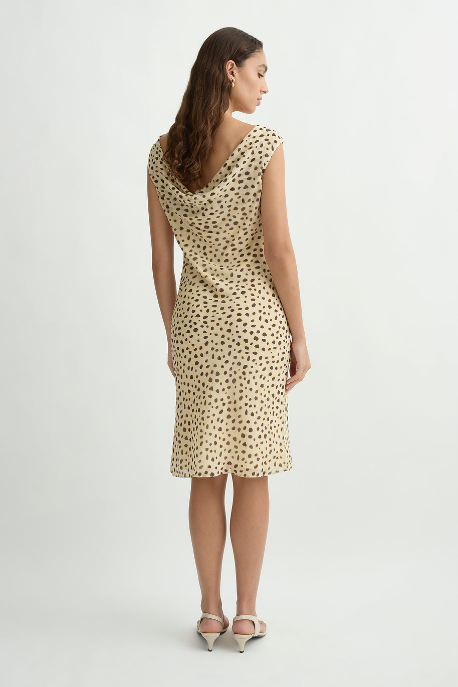 Leo dress in cheetah print