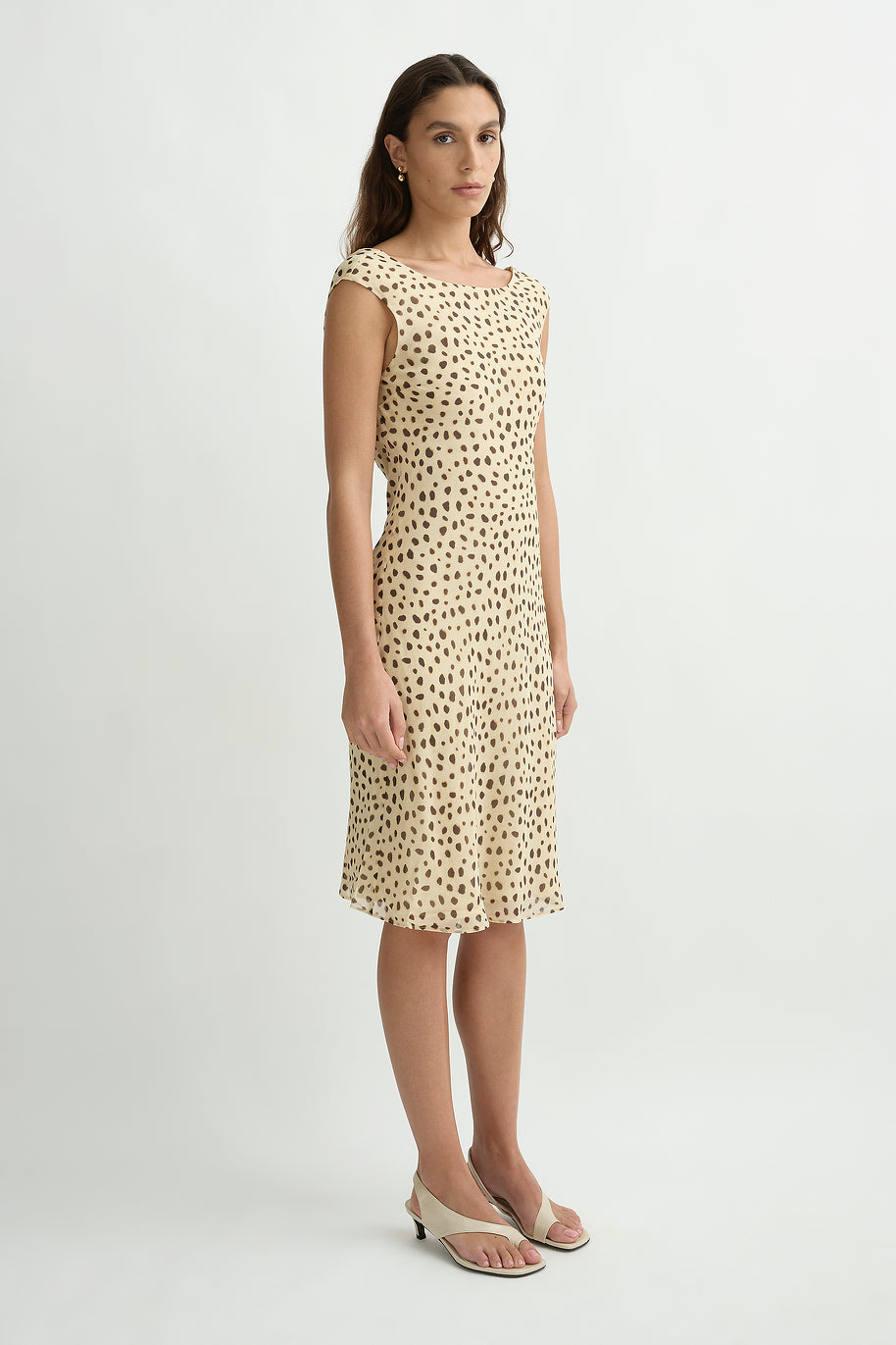 Leo dress in cheetah print