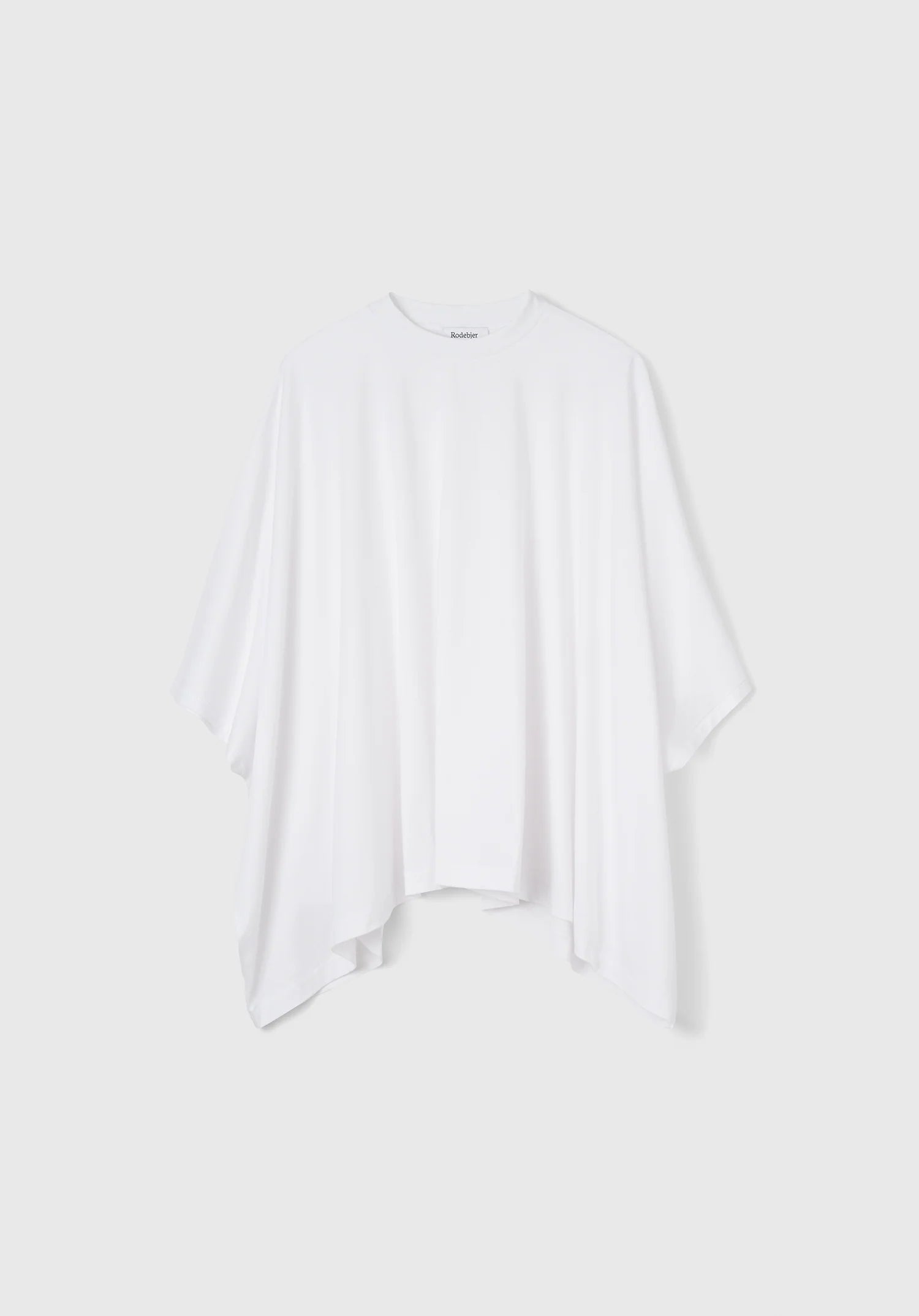 White blouse on a light gray background