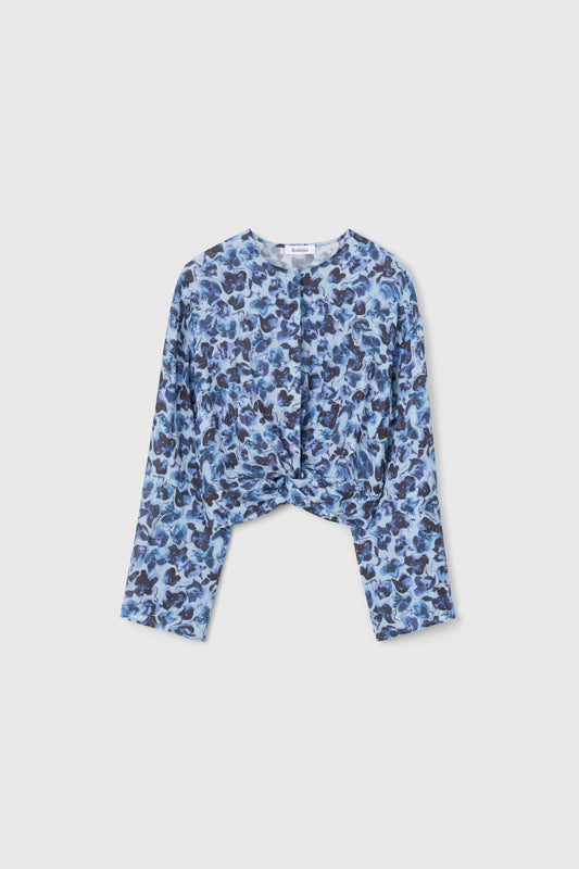 Cecilie Violet Ditsy Blouse