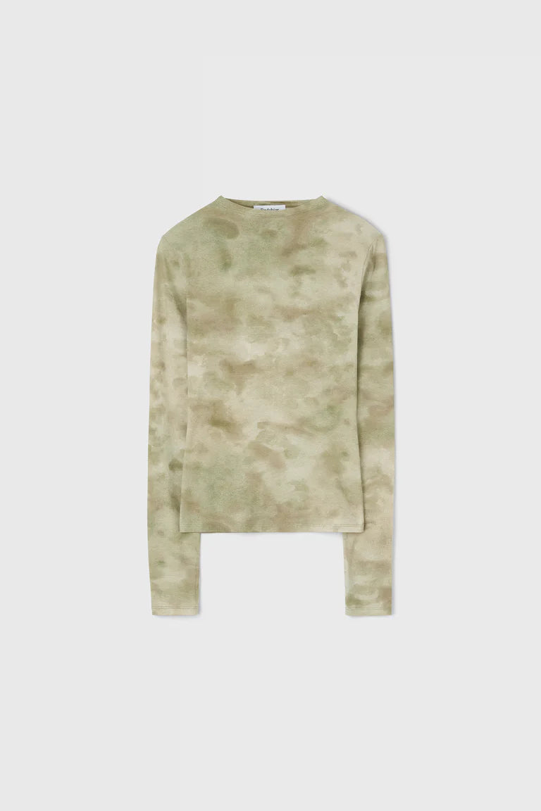 The Karlai Long Sleeve Dance Top in Clouds