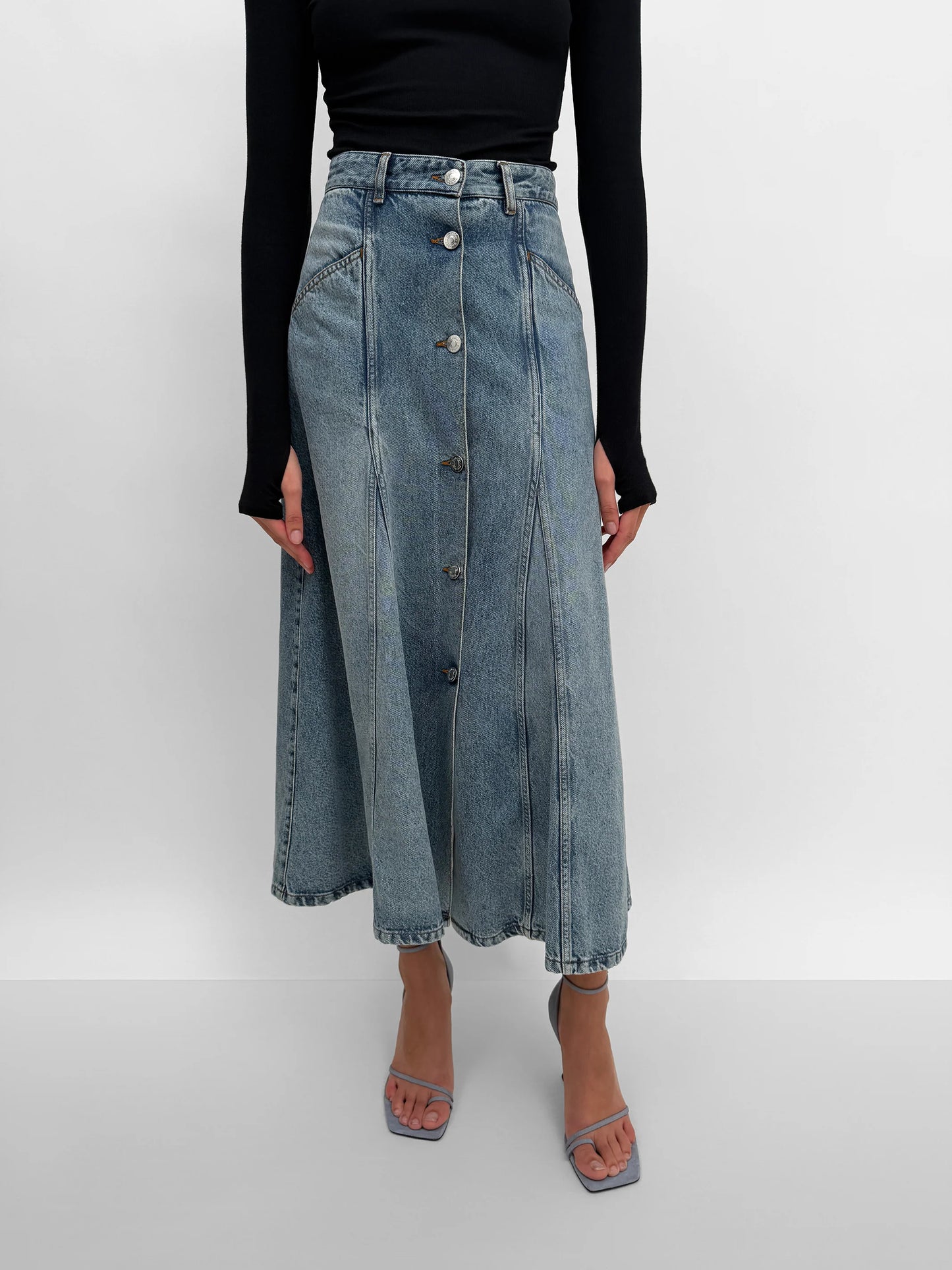 London Denim Skirt